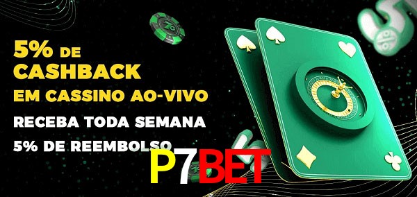 Promoções do cassino ao Vivo P7BET